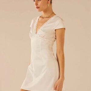 Peppermayo Satin Lace Dress